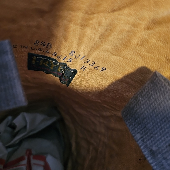 Frye Campus Boots Brown Leather Vintage With Buckle Size 8.5 - Picture 10 of 10